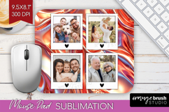 Rose Gold Photo Mouse Pad PNG - Abstract Picture Frame Mouse Product Image 1