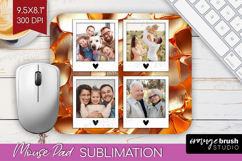 Rose Gold Photo Mouse Pad PNG - Abstract Picture Frame Mouse Product Image 1