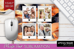 Rose Gold Photo Mouse Pad PNG - Abstract Picture Frame Mouse Product Image 1