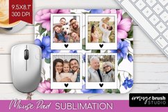 Spring Photo Mouse Pad PNG - Flowers Picture Frame Mouse Pad Product Image 1