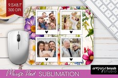Spring Photo Mouse Pad PNG - Flowers Picture Frame Mouse Pad Product Image 1