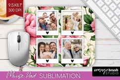 Spring Photo Mouse Pad PNG - Flowers Picture Frame Mouse Pad Product Image 1
