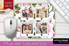 Spring Photo Mouse Pad PNG - Flowers Picture Frame Mouse Pad Product Image 1