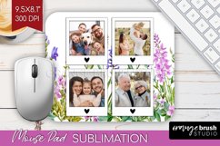 Wildflowers Photo Mouse Pad PNG - Floral Picture Frame Mouse Product Image 1