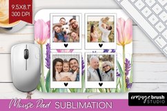 Wildflowers Photo Mouse Pad PNG - Floral Picture Frame Mouse Product Image 1