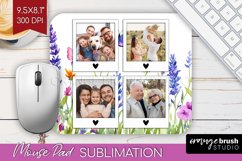 Wildflowers Photo Mouse Pad PNG - Floral Picture Frame Mouse Product Image 1