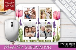 Wildflowers Photo Mouse Pad PNG - Floral Picture Frame Mouse Product Image 1