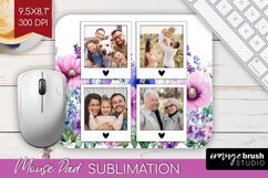 Wildflowers Photo Mouse Pad PNG - Floral Picture Frame Mouse Product Image 1