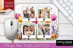 Wildflowers Photo Mouse Pad PNG - Floral Picture Frame Mouse Product Image 1