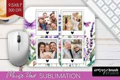 Wildflowers Photo Mouse Pad PNG - Floral Picture Frame Mouse Product Image 1