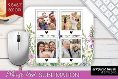 Wildflowers Photo Mouse Pad PNG - Floral Picture Frame Mouse Product Image 1