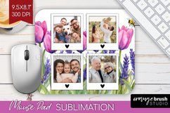Wildflowers Photo Mouse Pad PNG - Floral Picture Frame Mouse Product Image 1