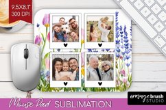 Wildflowers Photo Mouse Pad PNG - Floral Picture Frame Mouse Product Image 1