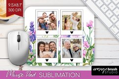 Wildflowers Photo Mouse Pad PNG - Floral Picture Frame Mouse Product Image 1