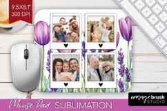 Wildflowers Photo Mouse Pad PNG - Floral Picture Frame Mouse Product Image 1