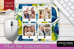 Eucalyptus Photo Mouse Pad PNG - Botanical Picture Frame Pad Product Image 1
