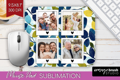 Eucalyptus Photo Mouse Pad PNG - Botanical Picture Frame Pad Product Image 1