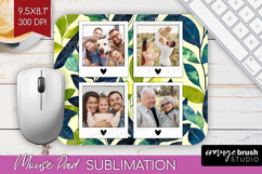 Eucalyptus Photo Mouse Pad PNG - Botanical Picture Frame Pad Product Image 1