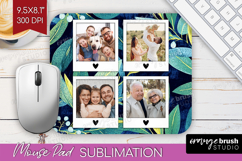 Eucalyptus Photo Mouse Pad PNG - Botanical Picture Frame Pad Product Image 1