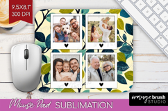 Eucalyptus Photo Mouse Pad PNG - Botanical Picture Frame Pad Product Image 1