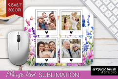 Wildflowers Photo Mouse Pad PNG - Summer Flowers Picture Pad Product Image 1
