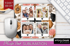 Pumpkun Photo Mouse Pad PNG - Fall Picture Frame Mouse Pad Product Image 1