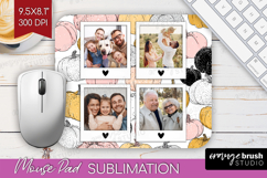 Pumpkun Photo Mouse Pad PNG - Fall Picture Frame Mouse Pad Product Image 1