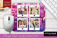 Gem Texture Photo Mouse Pad PNG - Gemstone Picture Frame Pad Product Image 1