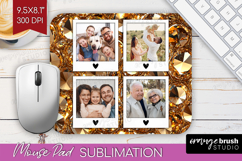 Gem Texture Photo Mouse Pad PNG - Gemstone Picture Frame Pad Product Image 1