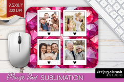 Gem Texture Photo Mouse Pad PNG - Gemstone Picture Frame Pad Product Image 1