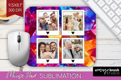 Gem Texture Photo Mouse Pad PNG - Gemstone Picture Frame Pad Product Image 1