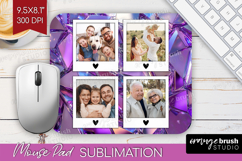 Gem Texture Photo Mouse Pad PNG - Gemstone Picture Frame Pad Product Image 1