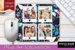 Gem Texture Photo Mouse Pad PNG - Gemstone Picture Frame Pad Product Image 1
