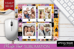 Halloween Photo Mouse Pad PNG - Spooky Picture Frame Mouse Product Image 1