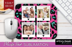 Leopard Print Photo Mouse Pad PNG - Animal Pattern Picture Product Image 1