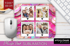Pearl Photo Mouse Pad PNG - Pearl Texture Picture Frame Pad Product Image 1