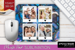 Pearl Photo Mouse Pad PNG - Pearl Texture Picture Frame Pad Product Image 1