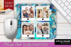Pearl Photo Mouse Pad PNG - Pearl Texture Picture Frame Pad Product Image 1