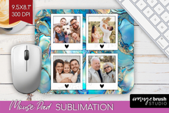 Pearl Photo Mouse Pad PNG - Pearl Texture Picture Frame Pad Product Image 1