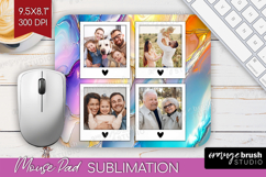 Pearl Photo Mouse Pad PNG - Pearl Texture Picture Frame Pad Product Image 1