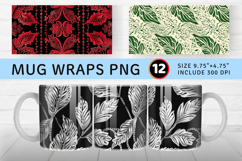 Knitted Lace Fabric Textile Mug Wrap Sublimation Designs Product Image 1
