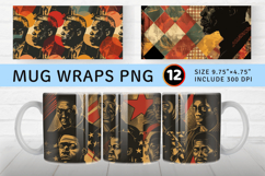 Black History Month Mug Wrap Sublimation Designs Product Image 1