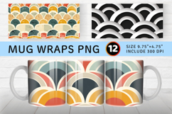 Semicircular Arches Mug Wrap Sublimation Designs Product Image 1