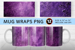 Luxury Purple Mug Wrap Sublimation Designs Product Image 1