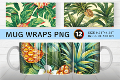 Tropicana Mug Wrap Sublimation Designs Product Image 1
