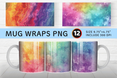 Rainbow Dream Mug Wrap Sublimation Designs Product Image 1