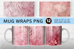 Luxury Blush Mug Wrap Sublimation Designs Product Image 1