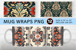 Jacquard Fabric Mug Wrap Sublimation Designs Product Image 1