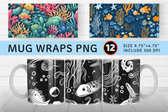 Under the Sea Mug Wrap Sublimation Designs Product Image 1