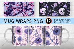 Pastel goth spring Mug wrap Sublimation Designs Product Image 1